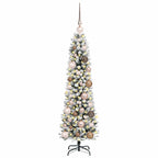 Árbol de Navidad artificial 120 cm PVC, Metal y Plástico