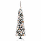Árbol de Navidad artificial 120 cm PVC, Metal y Plástico