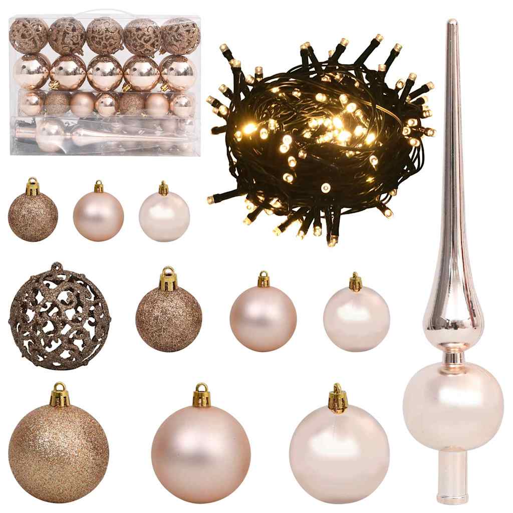 Árbol de Navidad artificial 120 cm PVC, Metal y Plástico
