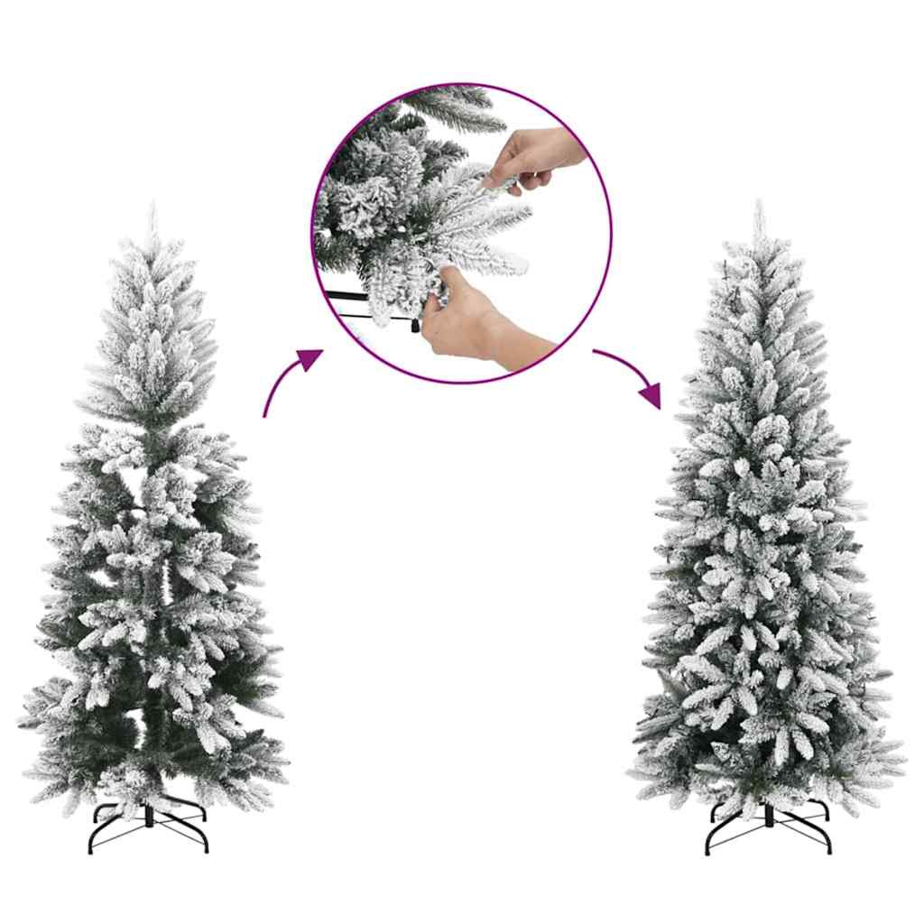 Árbol de Navidad artificial 120 cm PVC, Metal y Plástico