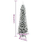 Árbol de Navidad artificial 120 cm PVC, Metal y Plástico