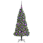 Arbolito de Navidad Artificial Preiluminado con Set de Bolas
