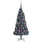 Arbolito de Navidad Artificial Preiluminado con Set de Bolas