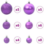 Arbolito de Navidad Artificial Preiluminado con Set de Bolas
