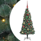Árbol de Navidad Artificial Preiluminado con Conjunto de Bolas