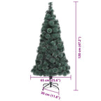 Árbol de Navidad Artificial Preiluminado con Conjunto de Bolas