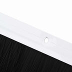 Sellos de cepillo de puerta atornillables 12 pcs 100 cm