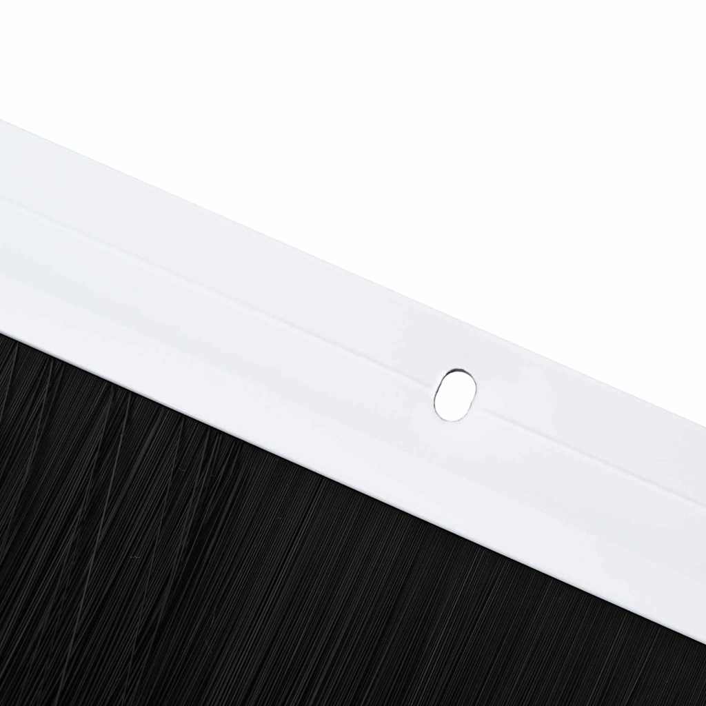 Sellos de cepillo de puerta atornillables 12 pcs 100 cm