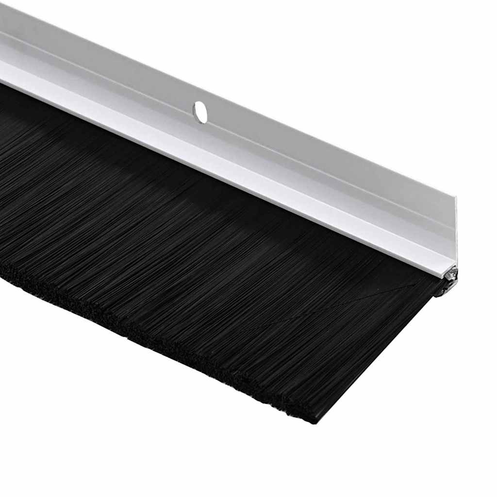 Sellos de cepillo de puerta atornillables 12 pcs 100 cm