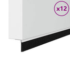 Sellos de cepillo de puerta atornillables 12 pcs 100 cm