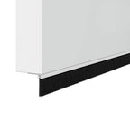 Sellos de cepillo de puerta atornillables 12 pcs 100 cm