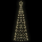 Árbol de Navidad LED con 390 LED Cálido 250 cm Hierro