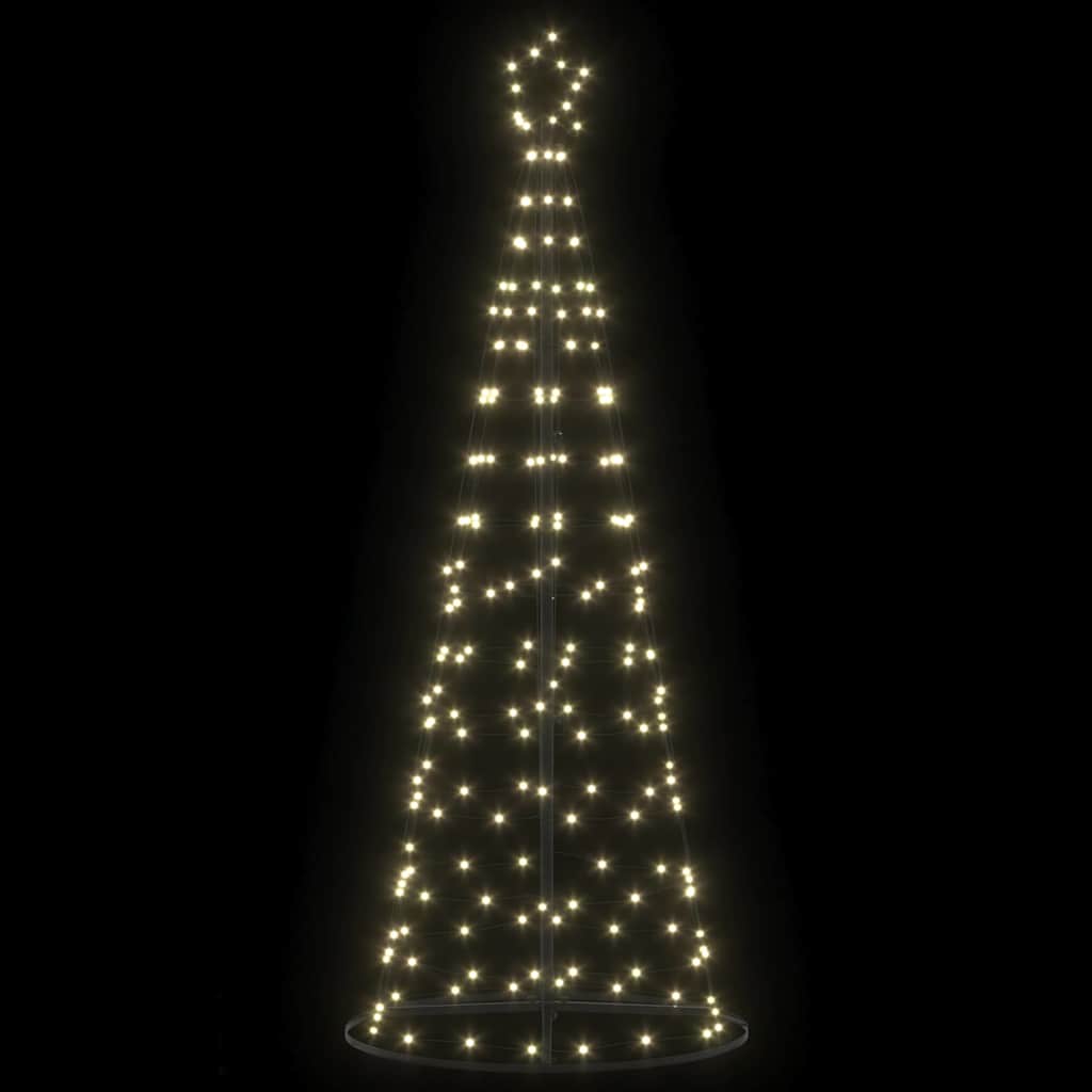 Árbol de Navidad LED con 390 LED Cálido 250 cm Hierro