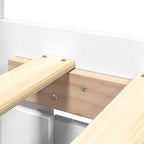 Estructura de cama 2 pcs 150 x 200 cm Madera de ingeniería