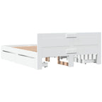 Estructura de cama 2 pcs 150 x 200 cm Madera de ingeniería