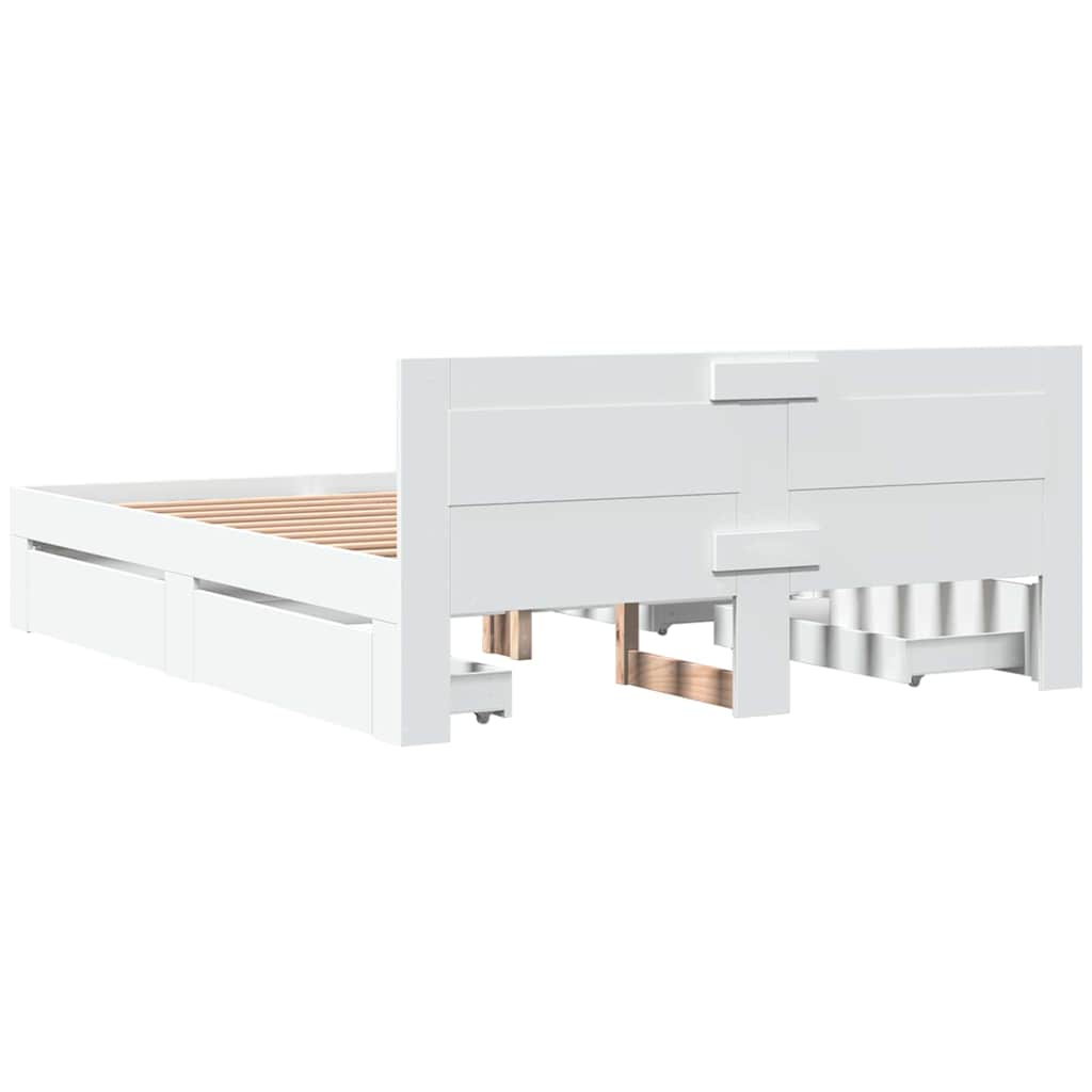 Estructura de cama 2 pcs 150 x 200 cm Madera de ingeniería