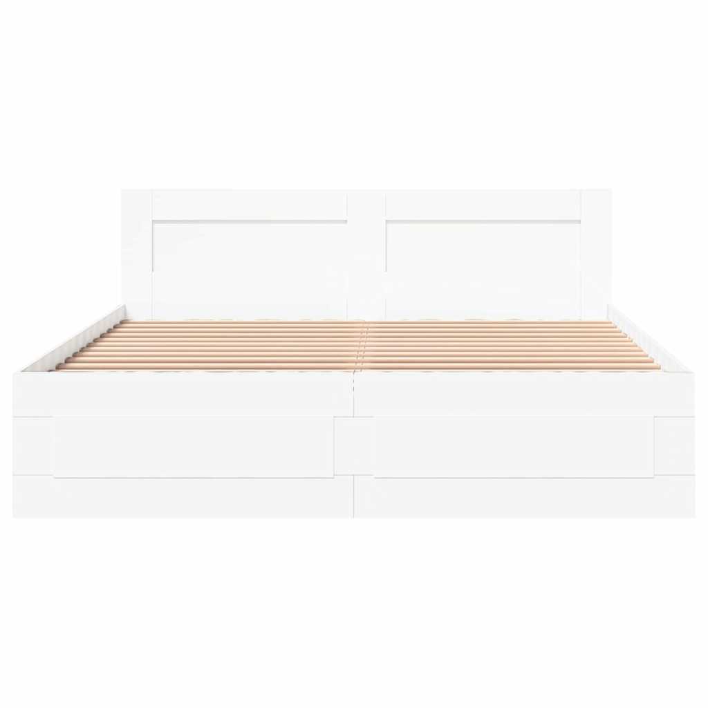 Estructura de cama 2 pcs 150 x 200 cm Madera de ingeniería