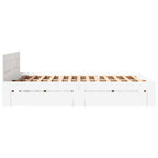 Estructura de cama 2 pcs 150 x 200 cm Madera de ingeniería