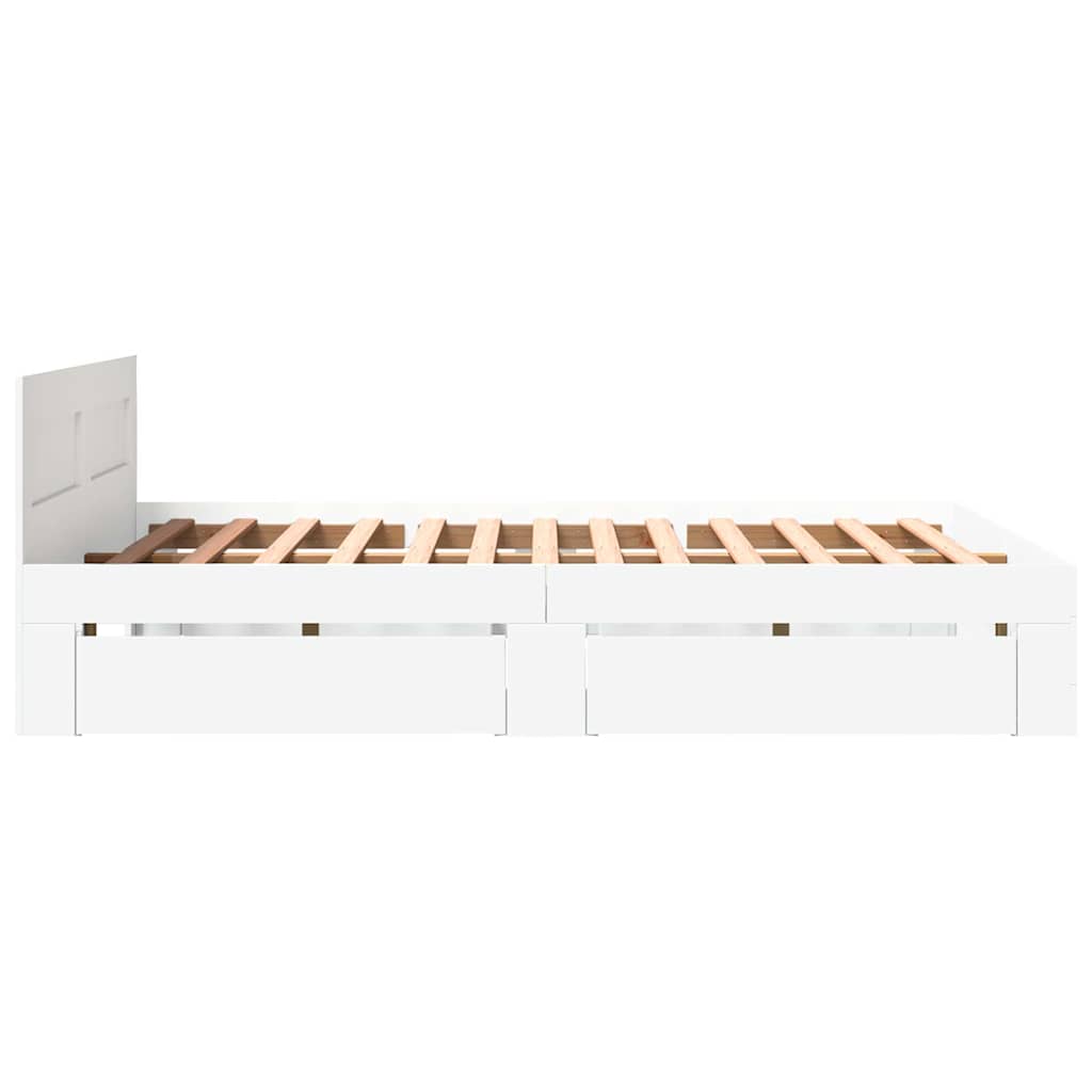 Estructura de cama 2 pcs 150 x 200 cm Madera de ingeniería