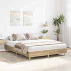 Estructura de cama 137 x 190 cm Madera de ingeniería
