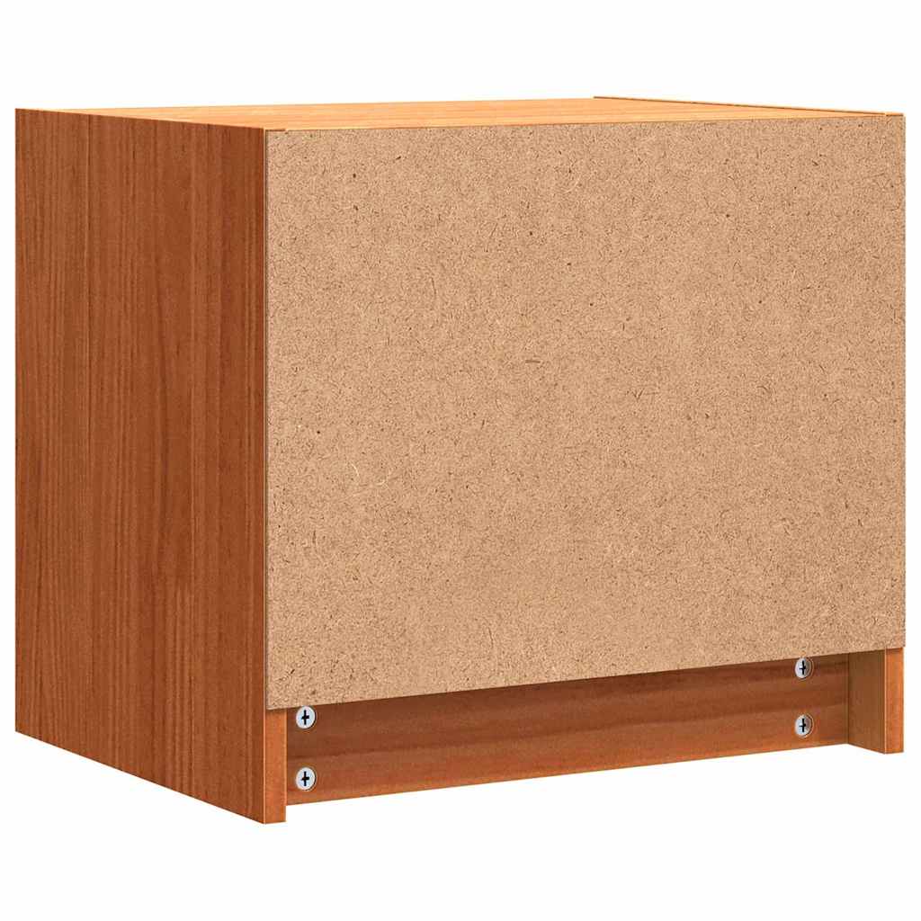 Mesas de noche con cajón 2 pcs Marrón cera 40 x 30.5 x 35.5 cm