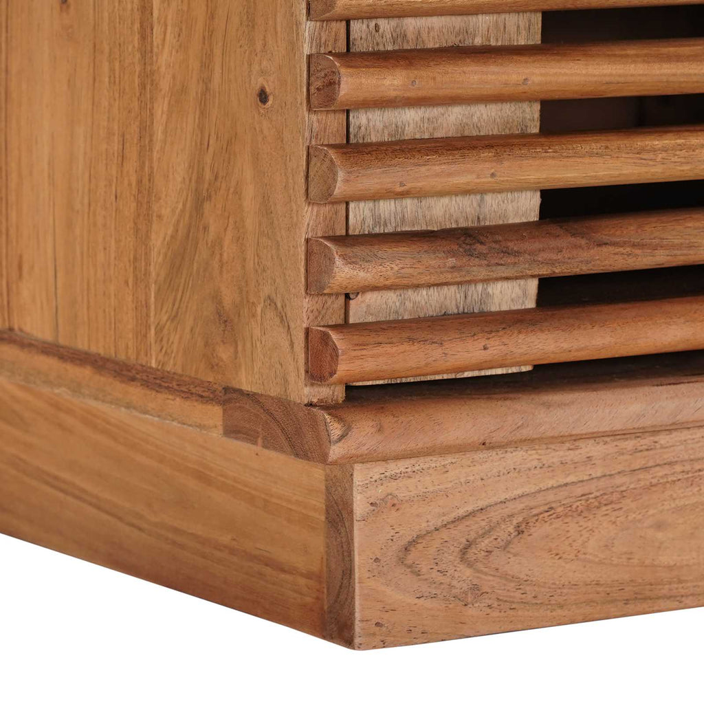 Mesa de Café Hecha a Mano Madera de teca marrón