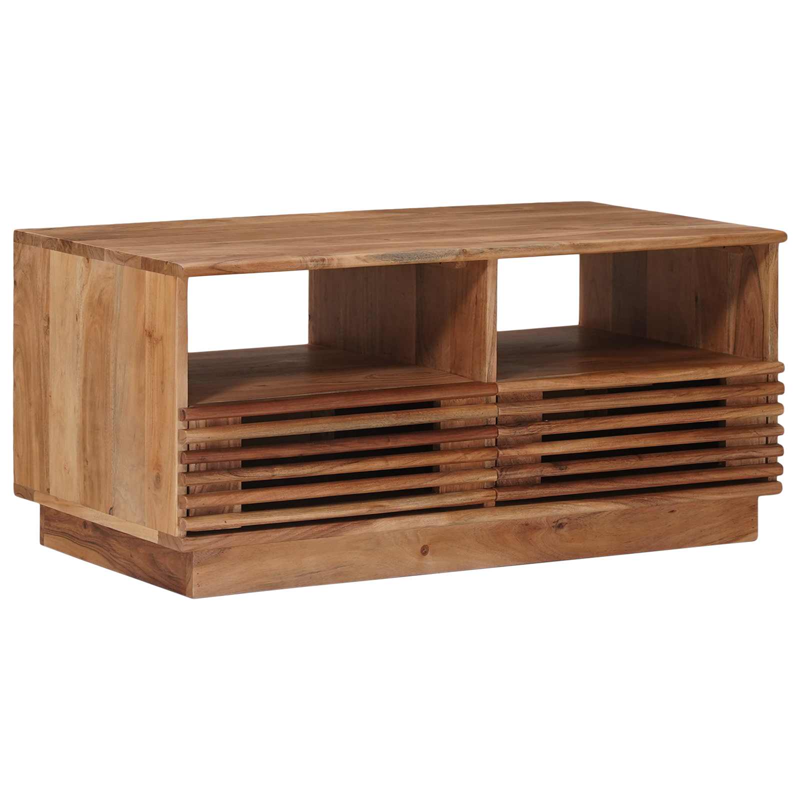 Mesa de Café Hecha a Mano Madera de teca marrón