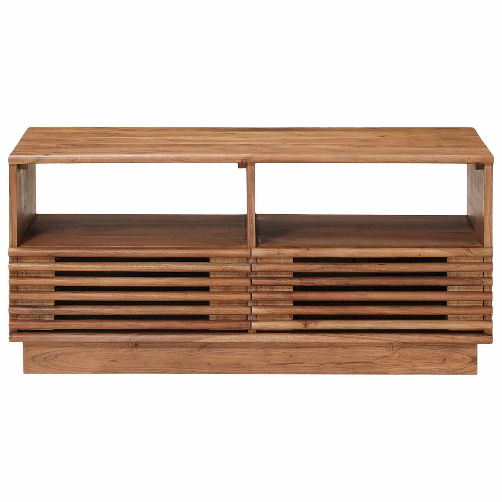 Mesa de Café Hecha a Mano Madera de teca marrón
