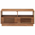 Mesa de Café Hecha a Mano Madera de teca marrón