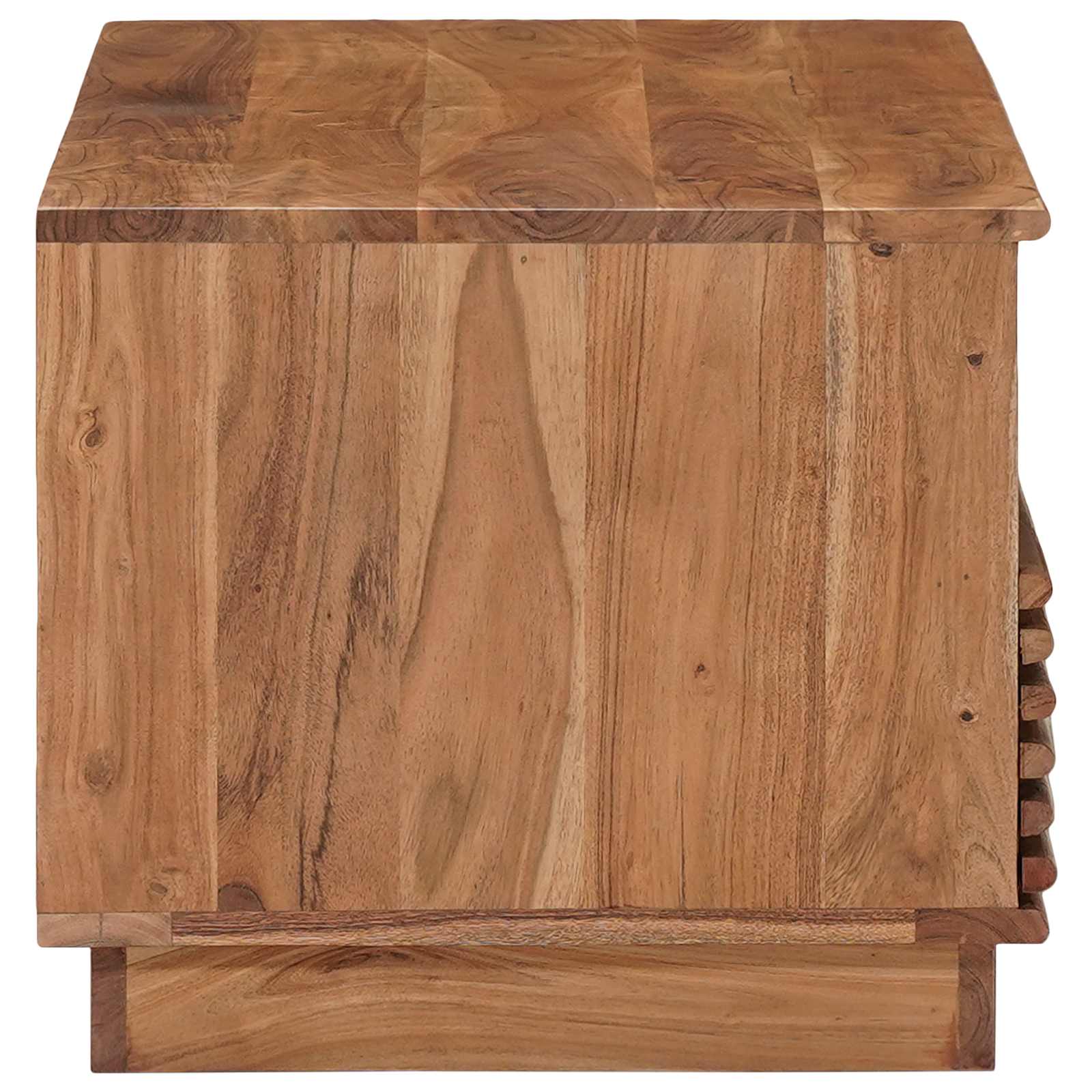 Mesa de Café Hecha a Mano Madera de teca marrón