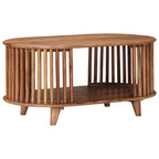 Mesa de Café Hecha a Mano Madera de teca marrón 85 x 50 x 40 cm