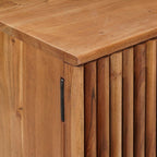Armario de noche hecho a mano Madera Teak Marrón