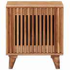 Armario de noche hecho a mano Madera Teak Marrón