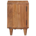 Armario de noche hecho a mano Madera Teak Marrón