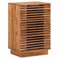 Armario de noche hecho a mano Madera Teak Marrón