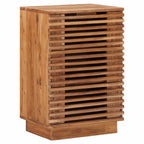 Armario de noche hecho a mano Madera Teak Marrón