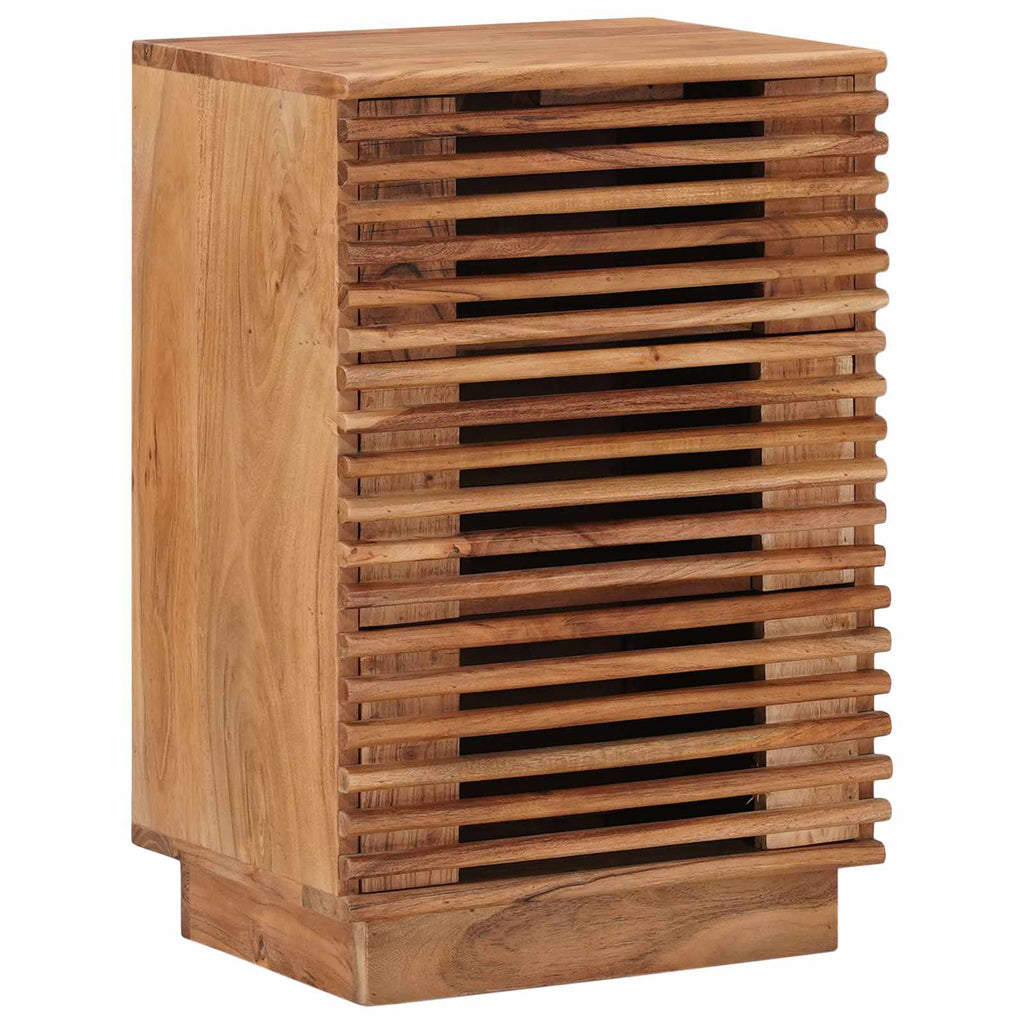 Armario de noche hecho a mano Madera Teak Marrón