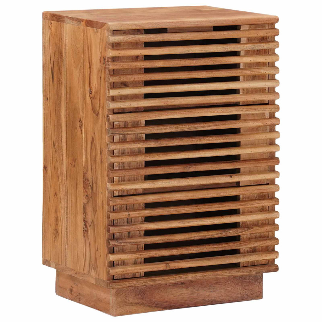 Armario de noche hecho a mano Madera Teak Marrón