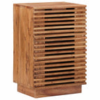Armario de noche hecho a mano Madera Teak Marrón
