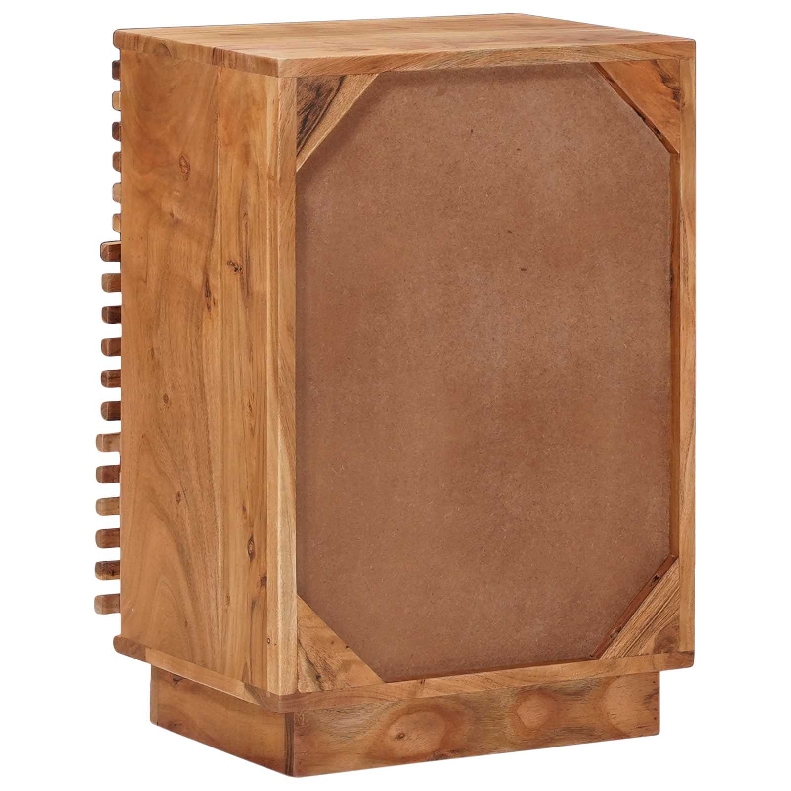 Armario de noche hecho a mano Madera Teak Marrón