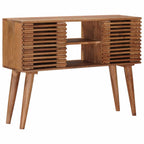 Mesa auxiliar hecha a mano Madera de teca marrón