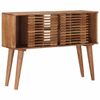 Mesa auxiliar hecha a mano Madera de teca marrón
