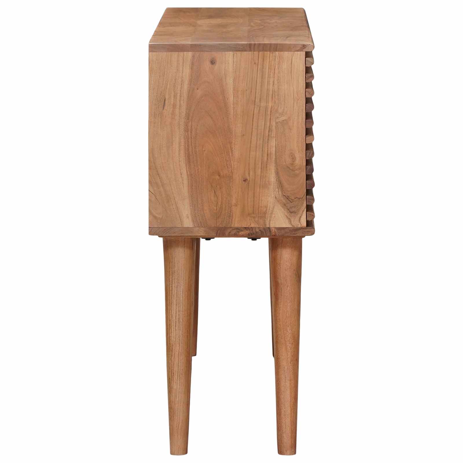 Mesa auxiliar hecha a mano Madera de teca marrón