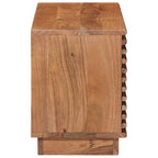 Mueble de TV con almacenamiento Natural 90 x 30 x 40 cm