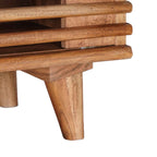 Mueble de TV con almacenamiento Natural 105 x 30 x 35 cm