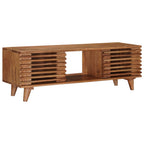 Mueble de TV con almacenamiento Natural 105 x 30 x 35 cm