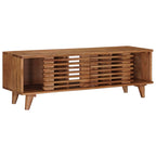 Mueble de TV con almacenamiento Natural 105 x 30 x 35 cm