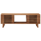 Mueble de TV con almacenamiento Natural 105 x 30 x 35 cm