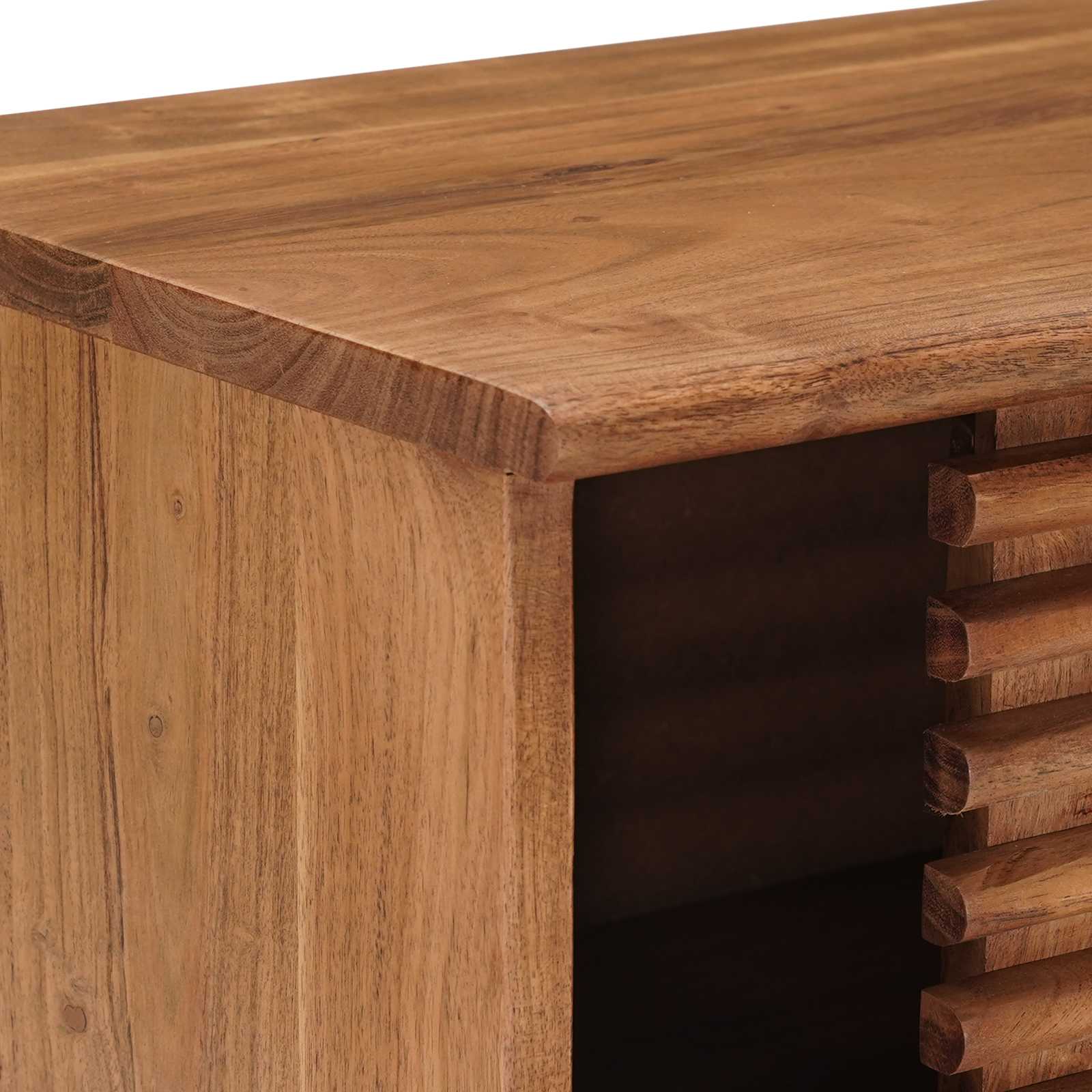 Mueble de TV con almacenamiento Natural 105 x 30 x 22,5 cm