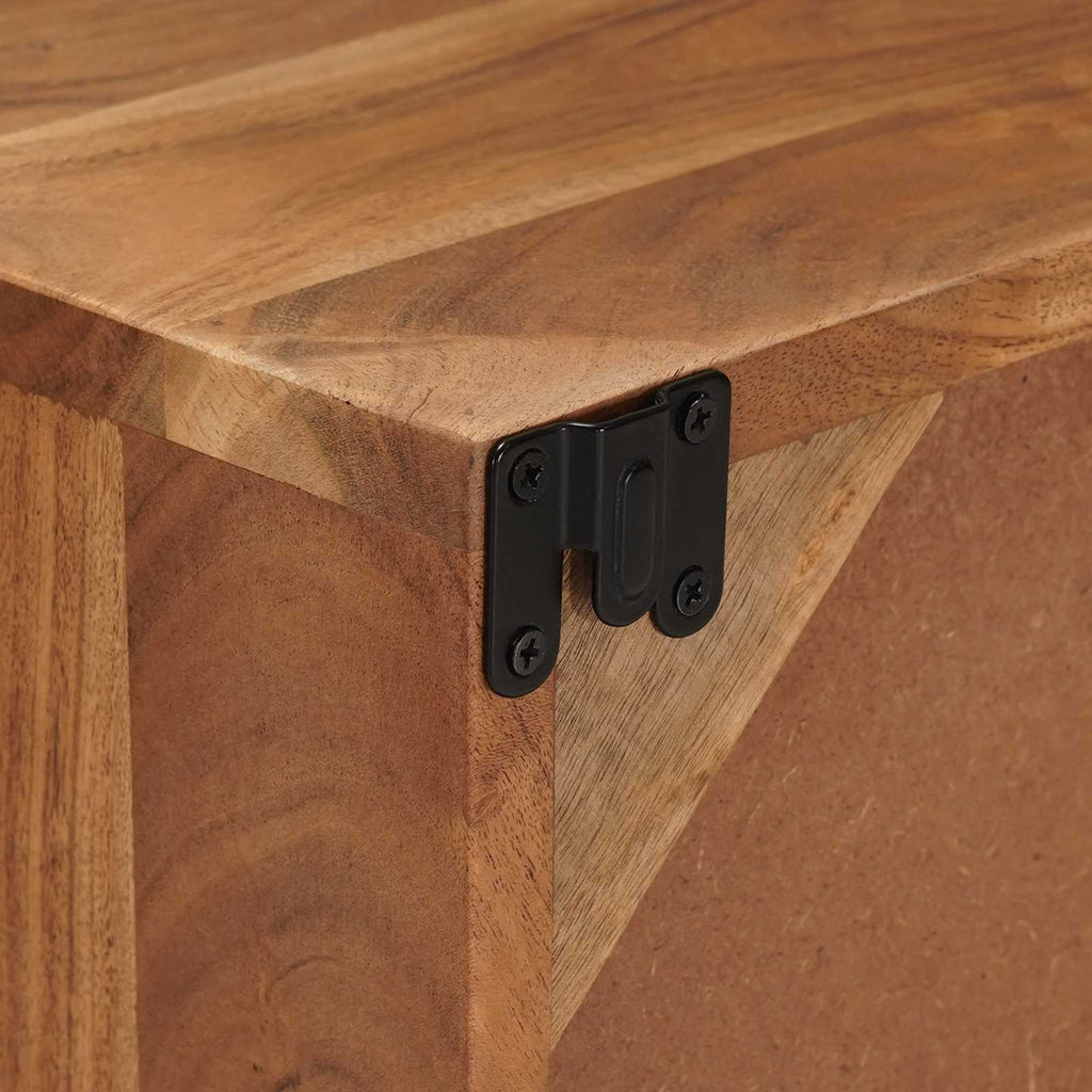 Mueble de TV con almacenamiento Natural 105 x 30 x 22,5 cm